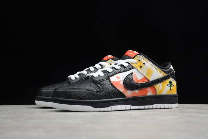 nike sb dunk low raygun tie-dye black bq6832-001